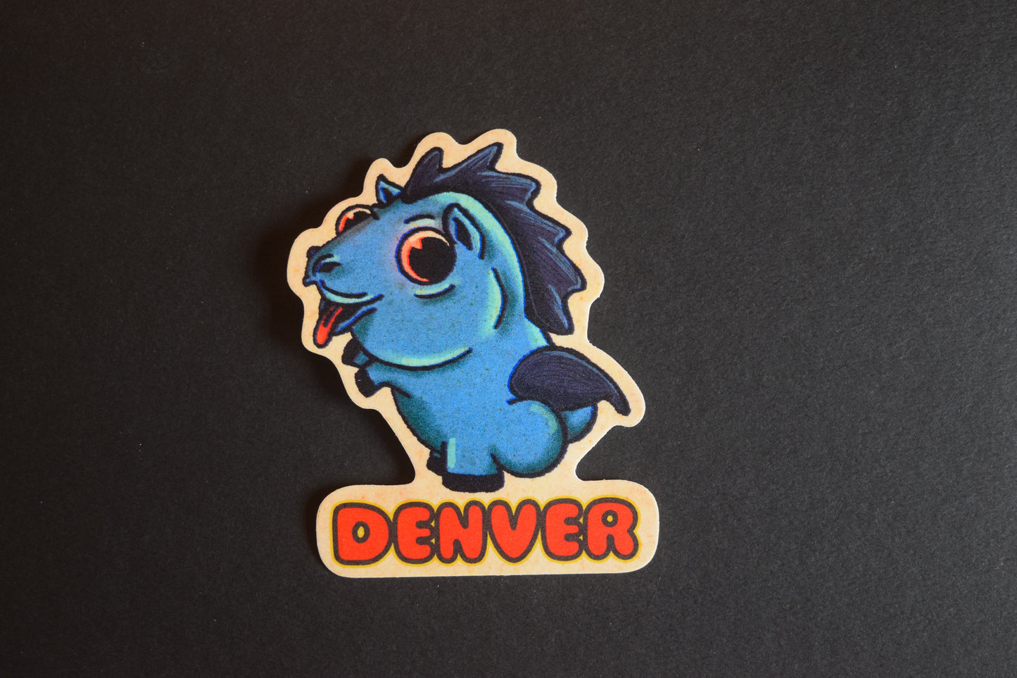 Denver Pony Butt Sticker