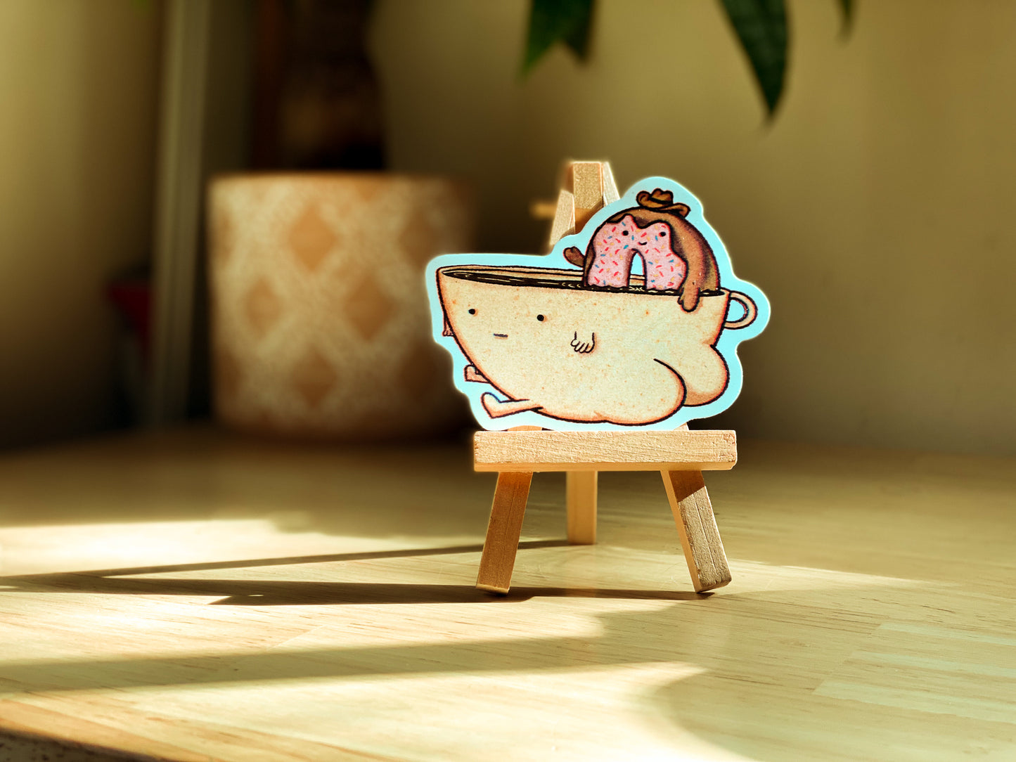 Coffee & Donut Butties Sticker