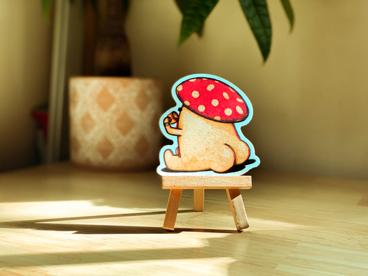 Mushroom Butt Sticker