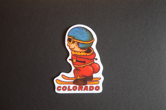 Colorado Ski Butt Sticker
